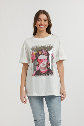 Frida Tee | White