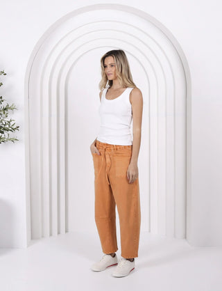 Leo Barrel Jeans | Ginger