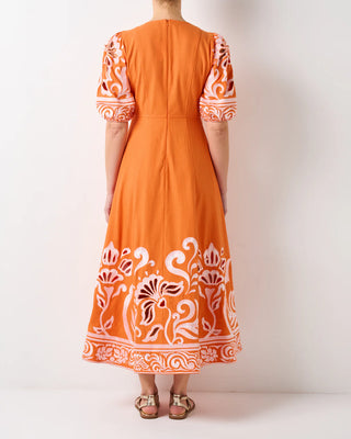 Santorini Dress | Tangerine