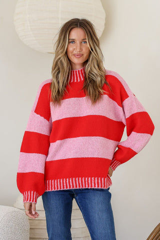 Tilly Jumper | Red Pink