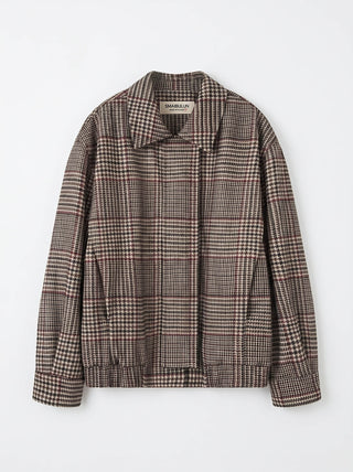 The Chelsea Bomber Jacket | Brown check