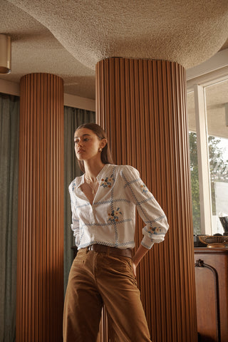 Freya Velvet Jean | Toffee