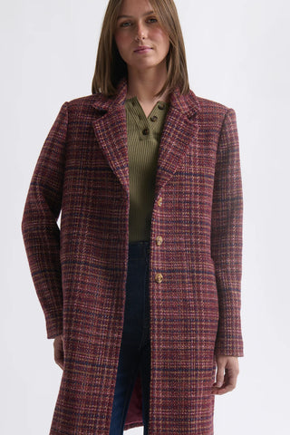 Kari Coat | Speckled Pink