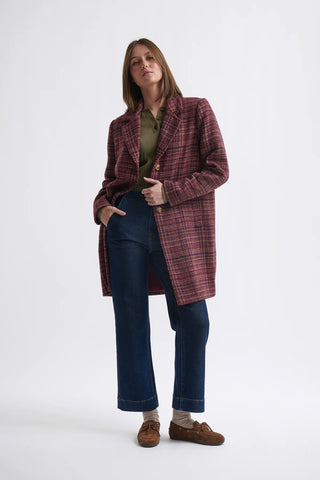 Kari Coat | Speckled Pink