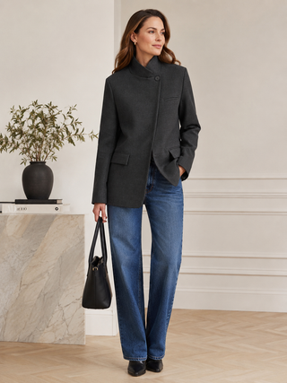 The Manhattan Blazer | Charcoal