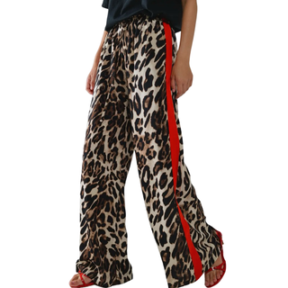 Celine Leopard Pants Red Stripe | PRE ORDER