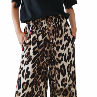 Celine Leopard Pants Red Stripe | PRE ORDER