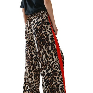 Celine Leopard Pants Red Stripe | PRE ORDER