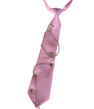 Pink  Embellished Tie