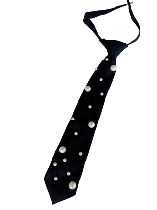 Pearl Tie  | Black