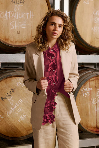 Daisy Shirt | Indian Red