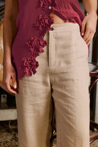 Daisy Shirt | Indian Red