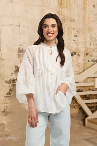 Angelica Shirt | White