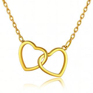 Forever Hearts Necklace | Gold