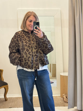 Bomber Jacket | Leopard