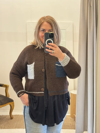 Short Cardigan | Chocolate