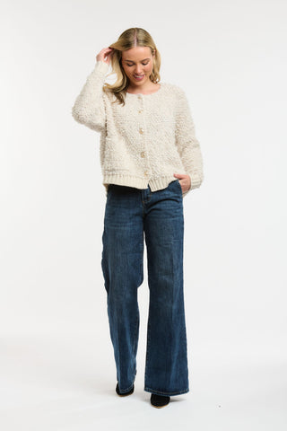 Popcorn Cardigan | Oatmeal