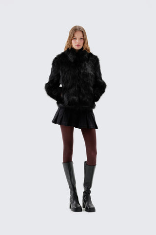 Fur Delish Jacket | Black