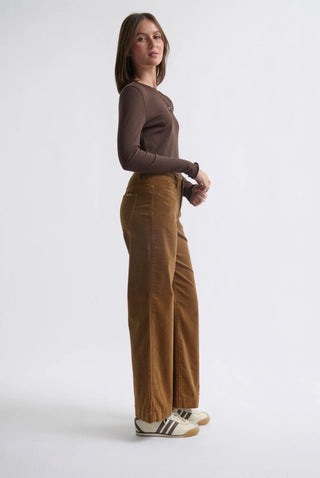 Freya Velvet Jean | Toffee