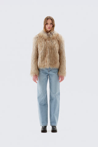 Fur Delish Jacket | Natural