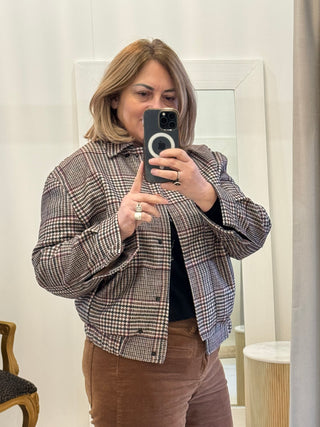 The Chelsea Bomber Jacket | Brown check