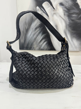 The Lucia Woven Bag | Black