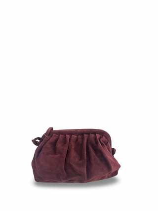 The Colette Suede Bag | Wine