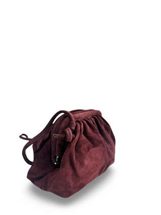 The Colette Suede Bag | Wine