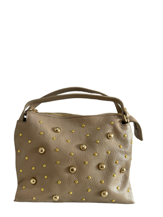 Stella Studded Handbag | Taupe