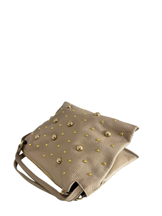 Stella Studded Handbag | Taupe