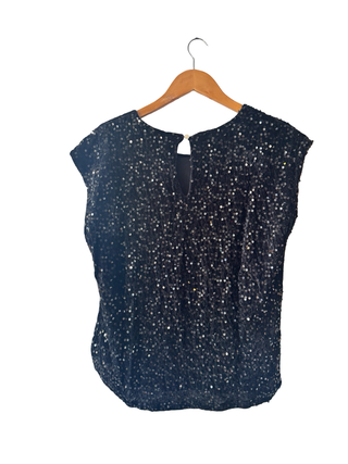 Sequin Top | Black