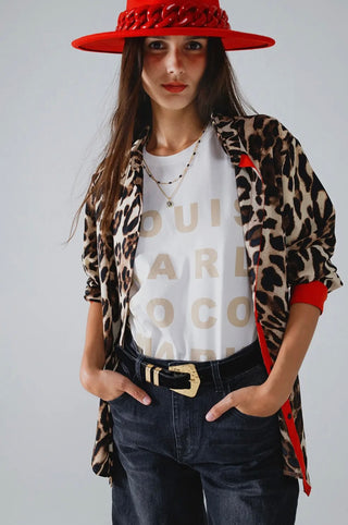 Leopard Shirt | Red