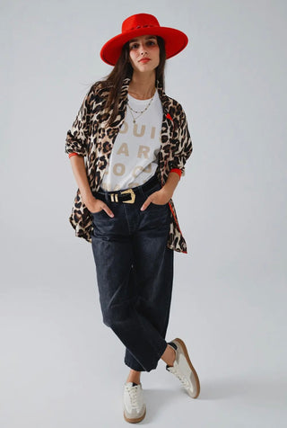 Leopard Shirt | Red