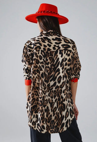 Leopard Shirt | Red