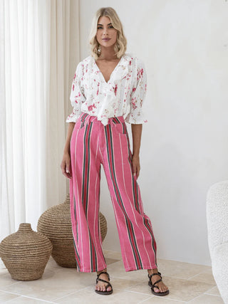 Miami Stripe Jean | Pink