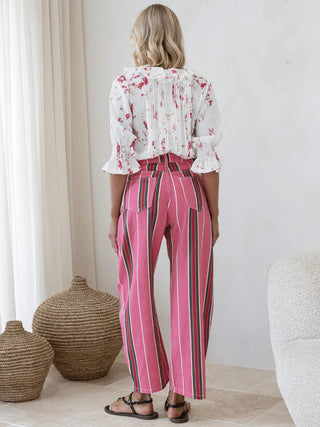 Miami Stripe Jean | Pink