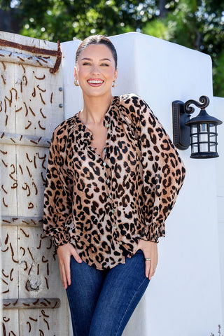 Leopard Blouse