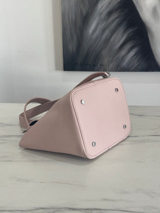 Allegra Locket Bucket Bag | Pale Pink