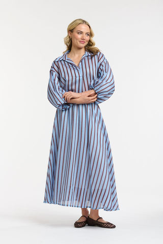 Striped Skirt | Blue Berry