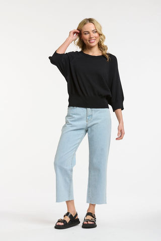 Crew Neck Knit | Black