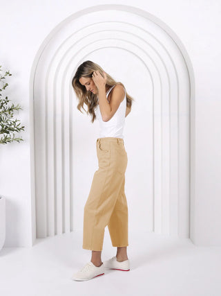 Toni Barrel Jeans | Clay