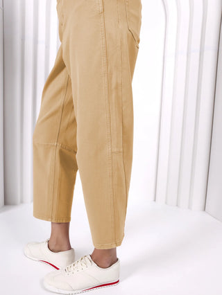 Toni Barrel Jeans | Clay