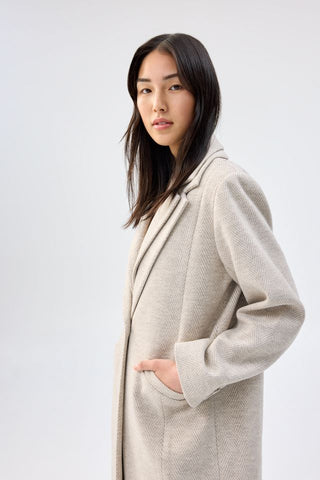 Malta Coat | Herringbone