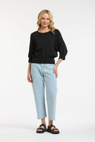 Crew Neck Knit | Black