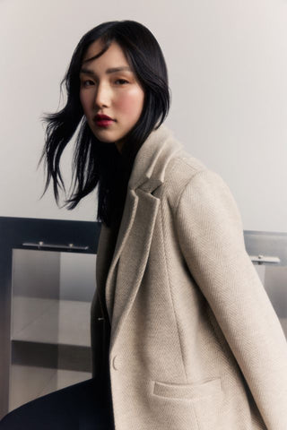 Malta Coat | Herringbone