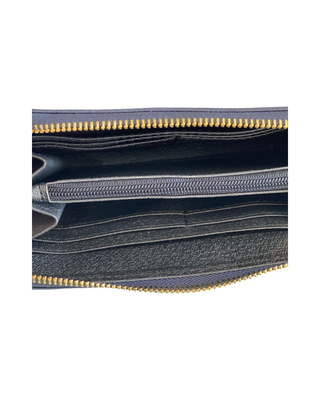 Leather Wallet | Navy
