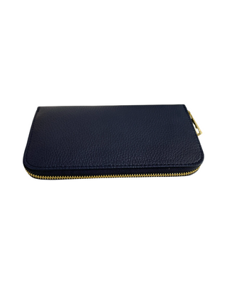 Leather Wallet | Navy