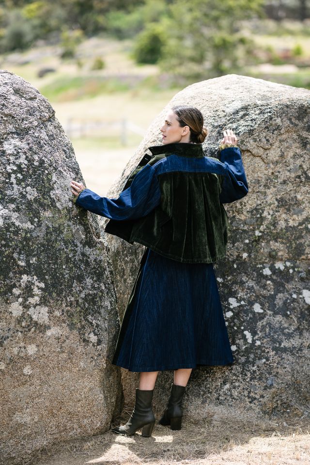 Bales Denim Skirt | Moss