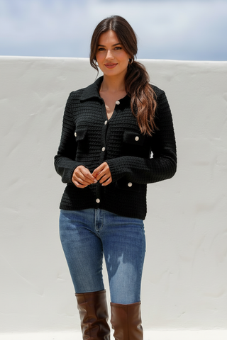 Mila Cardigan | Black