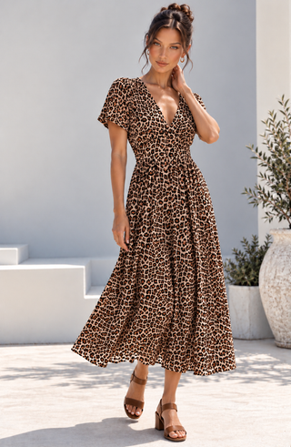 Leopard Midi Dress